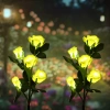 LED-Gartenleuchte Solarblume | 74 cm, 600 mAh | gelb | FLD-35-YELLOW