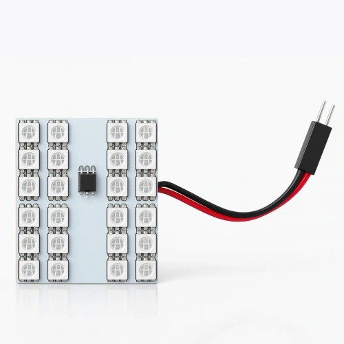 Kit de painel LED RGB | 2 painéis LED 24 SMD 5050 RGB | Controle remoto colorido | Adaptadores C5W e W5W