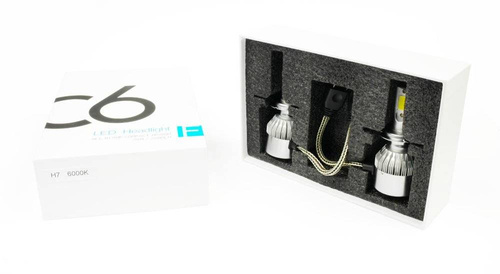 Set di lampadine LED H7 C6 COB BridgeLUX™ da 7600 lm