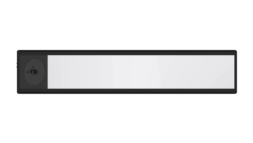 HSL-S20CM-NOIR | Lampe de meuble avec détecteur de mouvement | Veilleuse sans fil avec capteur | Lampe LED sous meuble, 20 cm