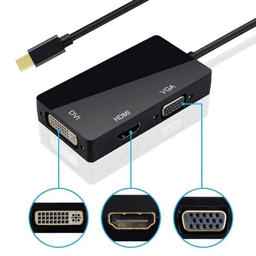 HVD-20cm | Mini DisplayPort adapter (Thunderbolt) to HDMI | DVI | Vga