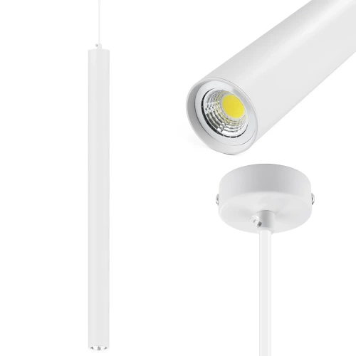 CTD-L80CM-BLANC | Lampe à suspension blanche | Plafonnier moderne | Éclairage décoratif