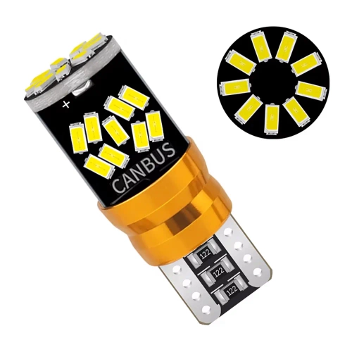 T10-27SMD | Bombilla de estacionamiento W5W | Iluminación interior LED | Lámpara enchufable con Can Bus