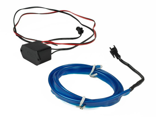 El Wire Set Lime 1M - Omgevingslicht EL Wire glasvezel met een losse 12V omvormer