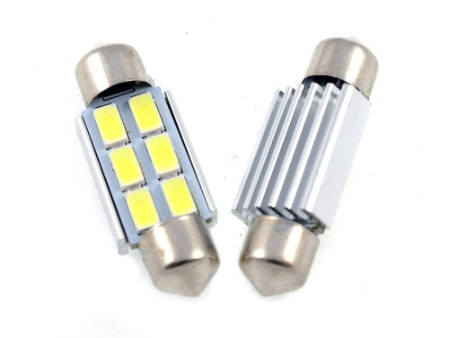 Autó LED izzó C5W 6 SMD 5630 CAN BUS