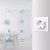 SM-P16 | Tomada Wi-Fi inteligente | Funciona com Google Assistant e Amazon Alexa | Operação via Smart Life ou Tuya Smart | Tipo Schuko | Wattímetro, temporizador