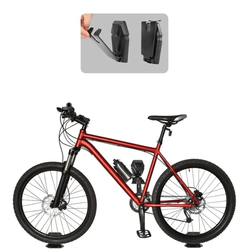 Skladací nástenný stojan na bicykle | Odolný oceľový stojan na bicykle | Nástenný hák s podperami kolies | J-304