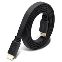 HDB-1,5M | Cable plano HDMI 1.4 | 3D | 1080p COMPLETO HD a 60 Hz