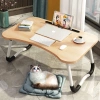  LFD-6040-BOIS | Tapis pour ordinateur portable | Table de petit-déjeuner pliante | Support de lit
