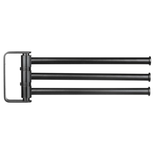 BTS-R003-B | Porte-serviettes de salle de bain | 3 bras pivotants