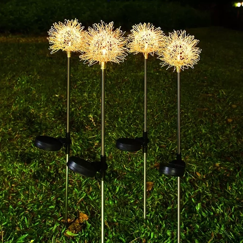 LED-Gartenleuchte Solarblume Dandelion | 68 cm, 600 mAh | FLD-28-W
