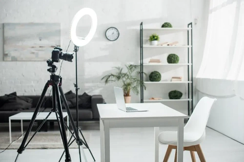 Uniwersalny statyw SENY-210CM | m.in. do lampy pierścieniowej