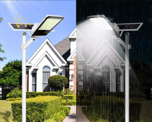 LDT-B628 | Street lantern, LED solar lamp | 20Ah, IP65, 628 LED SMD5730 | large solar panel 6V/25W | Remote