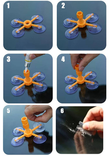 D3921 | repair kit for cracks and scratches in the car window | glue for windows, headlights