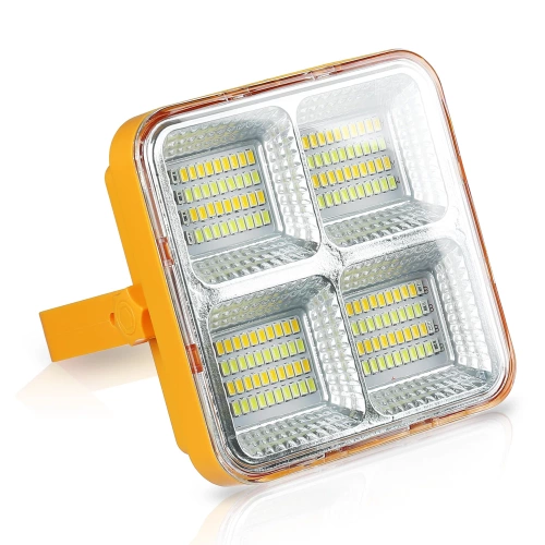 LED-Arbeitsleuchte solar | Powerbank-Funktion | 30 W | gelb | TGD-30W-YELLOW