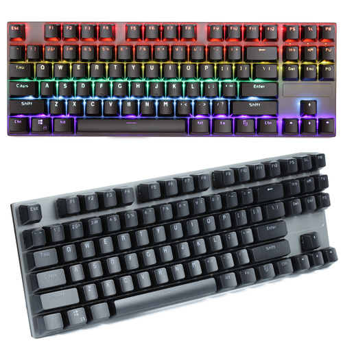 Mechanische Gaming-Tastatur | kompakt, blaue Schalter, LED-RGB-Beleuchtung | T71