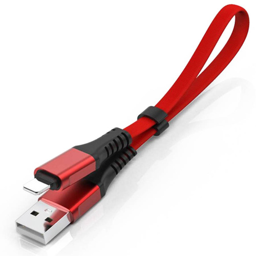 UC-020-IP | Cavo USB corto - Lightning per iPhone | Ricarica rapida 3.0 | 30cm| Trasferimento dati, Car Play