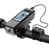  3-in-1 LED bike light 450 lm | Computer that measures speed, distance, and time | Strong lighting with sound signal | MBLBD-3201