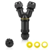 Hermetická káblová spojka IP68 | Vodotesný Y konektor 5-pin 450 V 32 A pre káble 4–14 mm | M685-YB