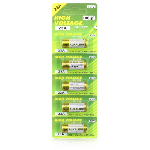 MN21 | Blister de 5 pilas alcalinas MN21 (23A) de 12V