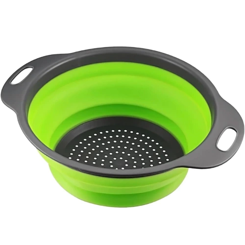 FDB-024 | Scolapasta da cucina pieghevole | Scolapasta da campeggio in silicone | Colapasta | Scolapiatti per frutta e verdura