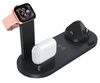 WD-02 | Dock QI pentru Apple iPhone Airpods Watch | încărcător wireless de 15 W | 3 mufe - USB-C / Lightning / Micro USB