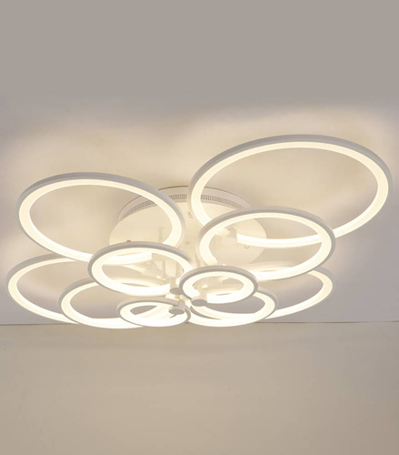 RLG-C180W-W | Lampă suspendată modernă din mai multe piese | LED | alb