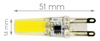 G9 LED COB лампа 5W = 40W 370 lm 230V