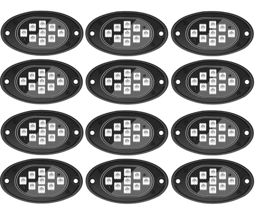 Lămpi auto | LED RGB | 12 bucăți