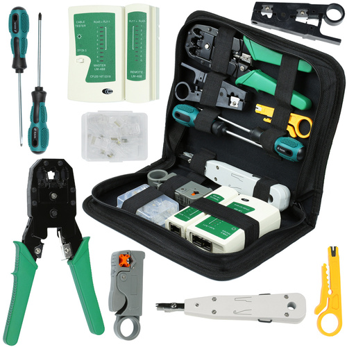 AR-811 | Network Toolkit | LAN tester, crimper, wire stripper, LSA crimper | RJ-45, RJ-11