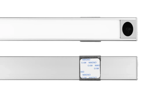 HSL-S60CM-SØLV | Møbellampe med bevægelsessensor | Trådløst natlys med sensor | LED underskabslampe, 60 cm
