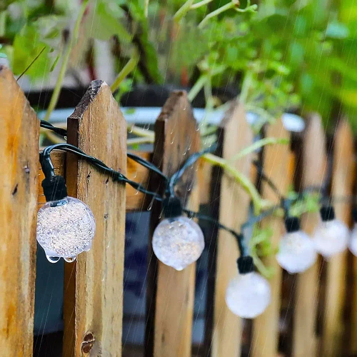 SDC-Q40LED-6M | LED solar garden garland | 6 meters, 40 LEDs