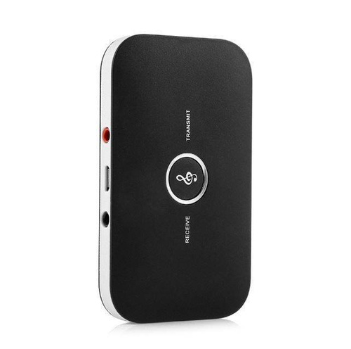 B6-Negru | Adaptor Bluetooth 5.0 | Dispozitiv multifuncțional 2 în 1 | Receptor și transmițător