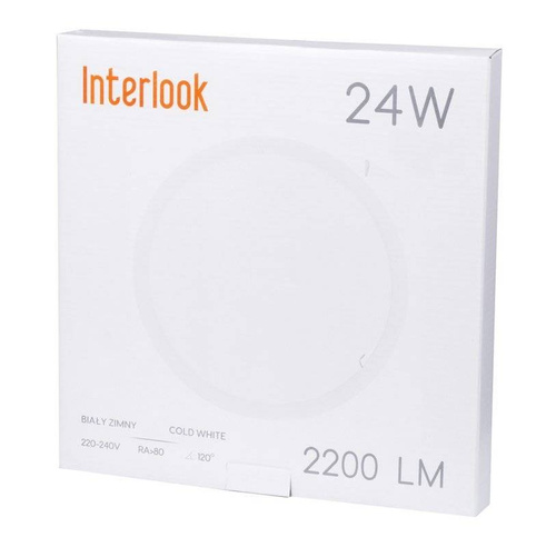 SY-SR124 | Kerek LED mennyezet 24W | Nem villogó CCD felületre szerelt panel