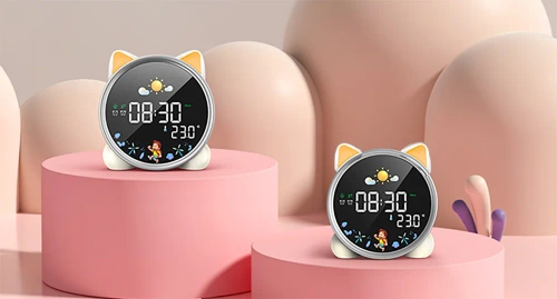 SG-7-W | Alarm clock with LED lamp | Watch with timer