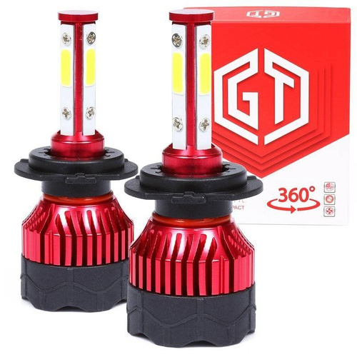 A set of LED bulbs H7 360-K5 GT COB 80W 20000lm