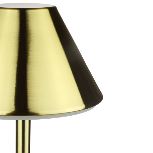 Draadloze nachtlamp met ingebouwde 2000 mAh-batterij | Moderne tafellamp met instelbaar vermogen en lichtkleur | YG-D020-Goud