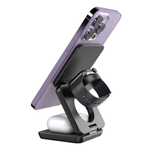 MagSafe Wireless Charger | Docking Station for iPhone, AirPods, Apple Watch | MD-28-15W-B