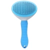 PSC-195-BLUE | Brush for brushing dog and cat hair | Self-cleaning pet grooming brush